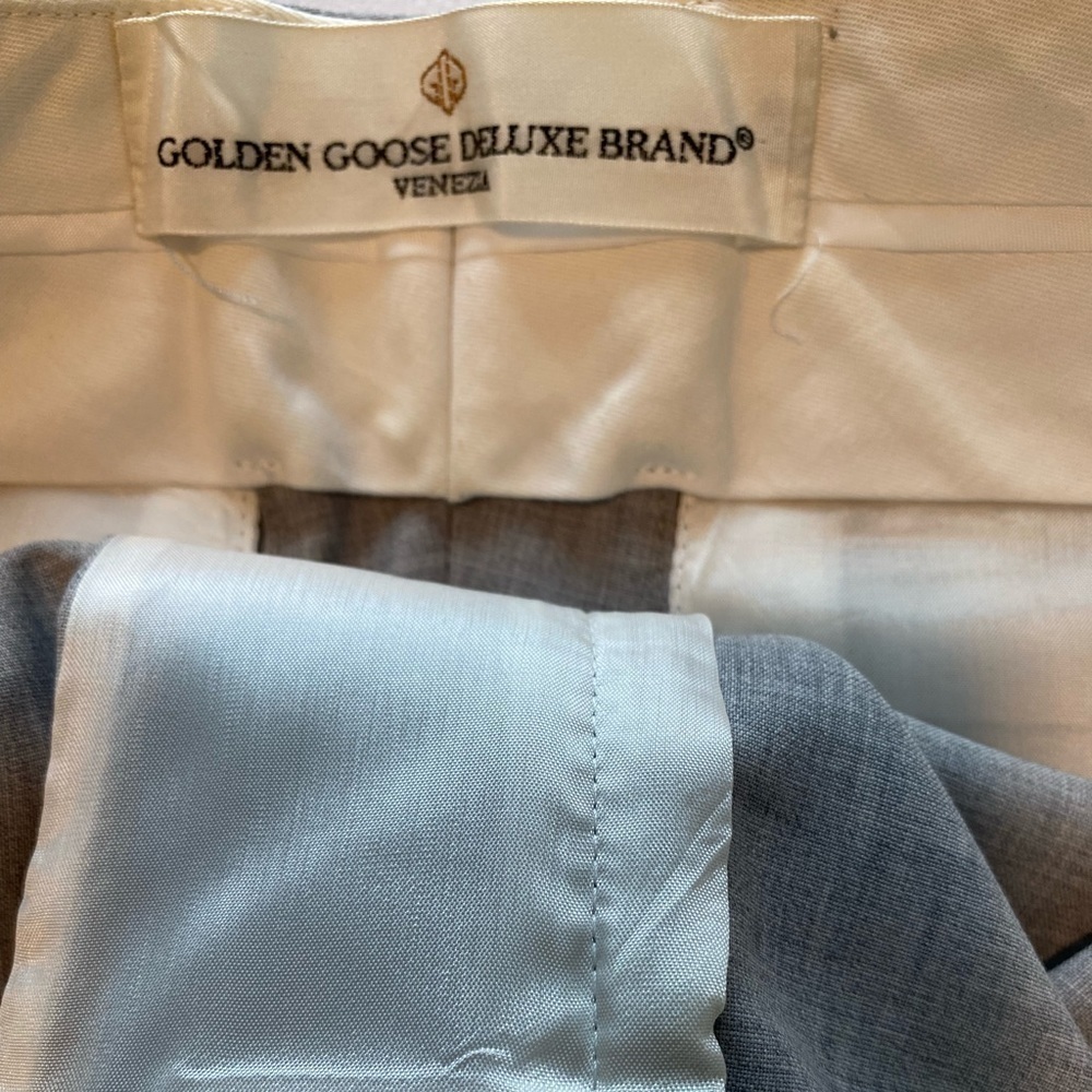 Golden Goose RARE Deluxe Brand Veneza capri grey pants trousers lace high rise - Picture 5 of 16